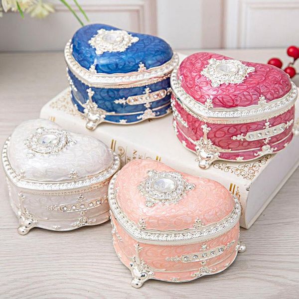 jewelry pouches, bags classic vintage heart shape metal box ring trinket storage organizer chest christmas brithday gift, Pink;blue
jewelry pouches, bags classic vintage heart shape metal box ring trinket storage organizer chest christmas brithday gift, Pink;blue