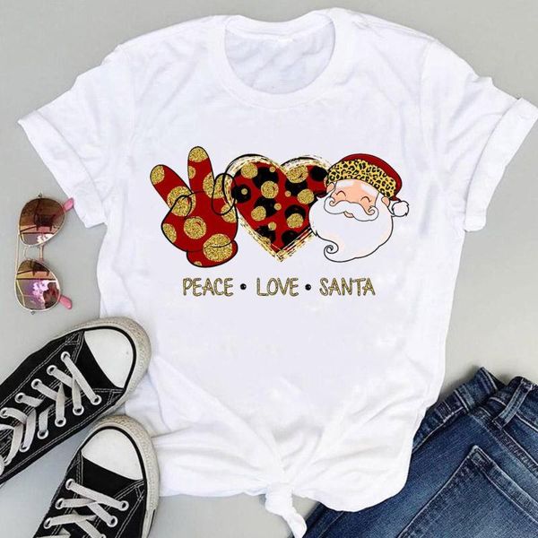 women's t-shirt santa claus cute merry christmas cartoon fashion t-shirts clothes holiday happy year women graphic female tshirt tee, White
women's t-shirt santa claus cute merry christmas cartoon fashion t-shirts clothes holiday happy year women graphic female tshirt tee, White