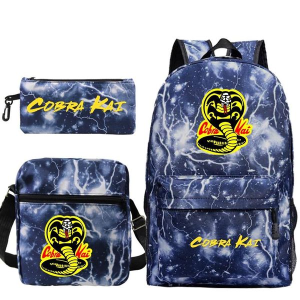 backpack cobra kai 3 pcs/set for kids boys girls knapsack school bags teenscasual bagpack travel bagpacks book
backpack cobra kai 3 pcs/set for kids boys girls knapsack school bags teenscasual bagpack travel bagpacks book