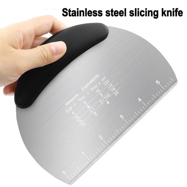 professional hand tool sets dough scraper stainless steel pastry cutter chopper semicircular bread pizza with measurement baking tools
professional hand tool sets dough scraper stainless steel pastry cutter chopper semicircular bread pizza with measurement baking tools