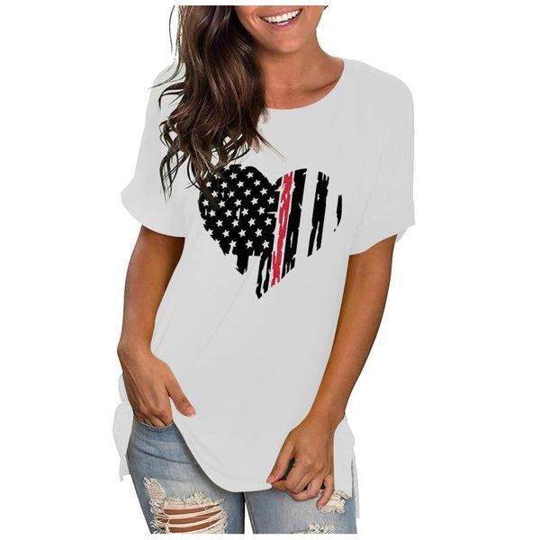 women's t-shirt stars stripes love heart basic short sleeve female t shirt summer 2021 clothing ladies tees pulover, White
women's t-shirt stars stripes love heart basic short sleeve female t shirt summer 2021 clothing ladies tees pulover, White