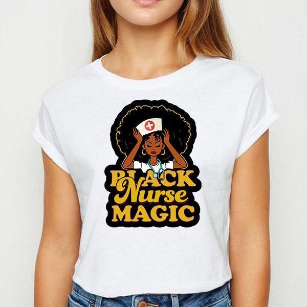 women's t-shirt black magic print t shirts women harajuku lady tees short sleeve summer plus size for woman fashion female, White
women's t-shirt black magic print t shirts women harajuku lady tees short sleeve summer plus size for woman fashion female, White