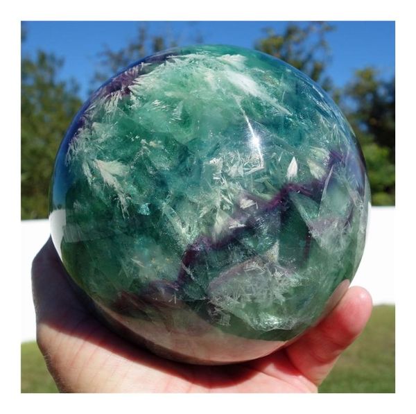 decorative objects & figurines natural rainbow flourite crystal sphere ball healing gemstone
decorative objects & figurines natural rainbow flourite crystal sphere ball healing gemstone
