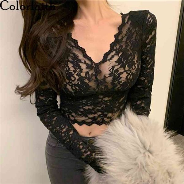 women autumn winter blouse shirts v-neck lace chiffon short cropped vintage korean lady bl99501 210427, White
women autumn winter blouse shirts v-neck lace chiffon short cropped vintage korean lady bl99501 210427, White