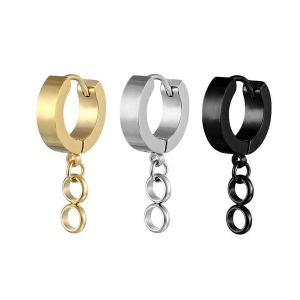 hoop & huggie 1pcs titanium steel buckle hopp earrings men punk piercing ear cartilage circle for women chain gold, Golden;silver
hoop & huggie 1pcs titanium steel buckle hopp earrings men punk piercing ear cartilage circle for women chain gold, Golden;silver
