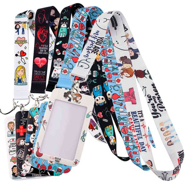 dz1228 new grey's anatomy tv show doctor nurse neck strap lanyards keychain holder id card pass hang rope lariat lanyard gifts h1126, Silver
dz1228 new grey's anatomy tv show doctor nurse neck strap lanyards keychain holder id card pass hang rope lariat lanyard gifts h1126, Silver