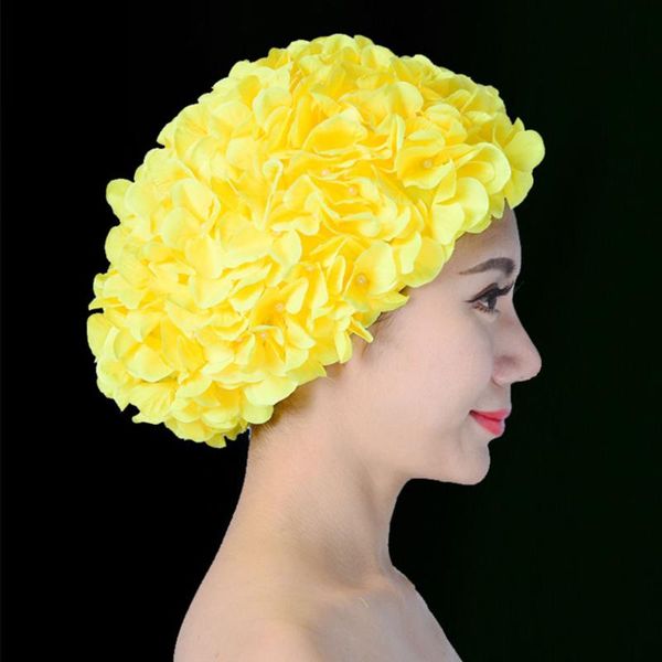 women soft breathable long hair size diving water sports protection swimming cap elastic flower handmade solid beach unique caps
women soft breathable long hair size diving water sports protection swimming cap elastic flower handmade solid beach unique caps