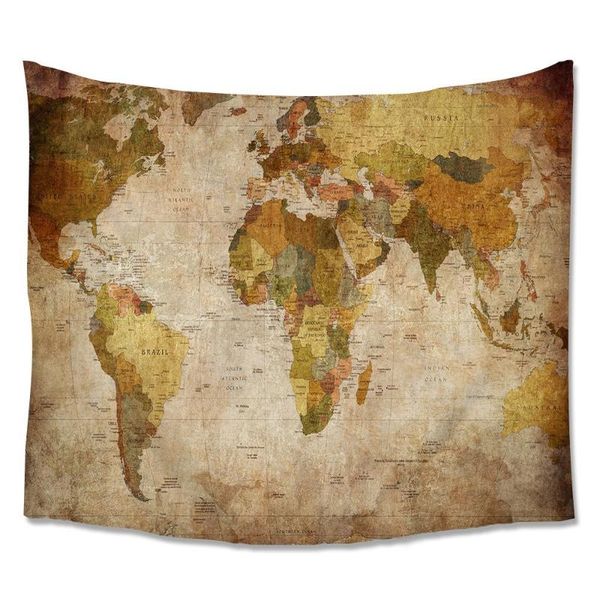 tapestries home antique map of the world wall tapestry hanging light weight polyester fabric decor (antique map)
tapestries home antique map of the world wall tapestry hanging light weight polyester fabric decor (antique map)