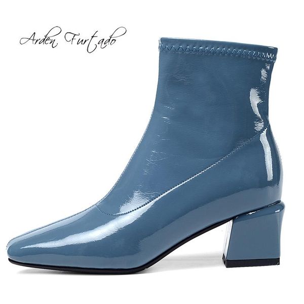 boots arden furtado fashion women's shoes square head elegant ladies blue chunky heels stretch ankle, Black
boots arden furtado fashion women's shoes square head elegant ladies blue chunky heels stretch ankle, Black