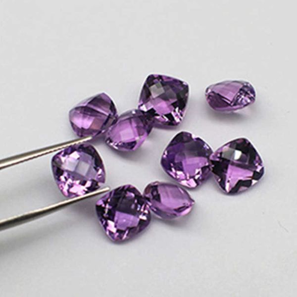 natural pillow-shaped amethyst for men women, bare stone square lattice surface, crystal clear and transparent jewelry h1015, Black
natural pillow-shaped amethyst for men women, bare stone square lattice surface, crystal clear and transparent jewelry h1015, Black