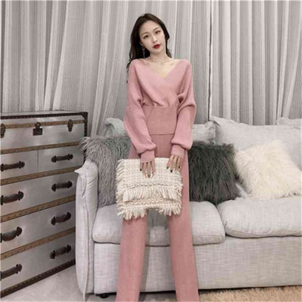 women's two piece pants women sweater suit and sets casual knitted sweaters two set suits trousers+jumper clothing a5w6, White
women's two piece pants women sweater suit and sets casual knitted sweaters two set suits trousers+jumper clothing a5w6, White