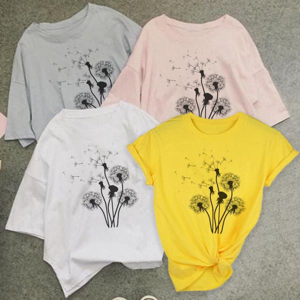 women's t-shirt summer y2k dandelion bouquet print casual streetwear 4 color tshirt girls students lady, White
women's t-shirt summer y2k dandelion bouquet print casual streetwear 4 color tshirt girls students lady, White