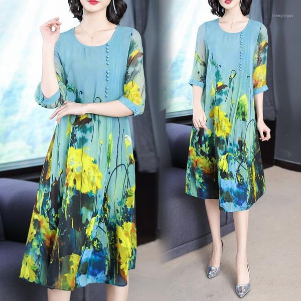 vintage loose 3xl plus size beach midi dress summer green floral mulberry silk women elegant bodycon party vestidos, Black;gray
vintage loose 3xl plus size beach midi dress summer green floral mulberry silk women elegant bodycon party vestidos, Black;gray