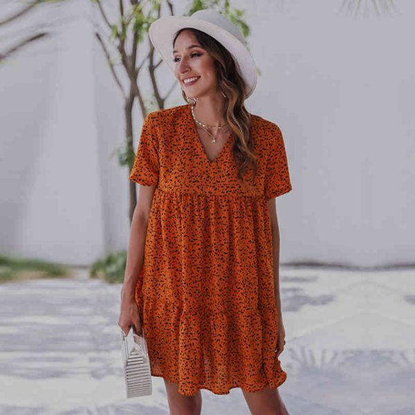 ladies holiday polka dot print mini dress women ruffles short v neck casual beach loose summer women dress female vestidos 210416, Black;gray
ladies holiday polka dot print mini dress women ruffles short v neck casual beach loose summer women dress female vestidos 210416, Black;gray