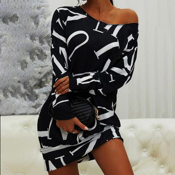 casual dresses 2021 spring plus size women dress letters print loose autumn long sleeve o neck streetwear ladies vestidos, Black;gray
casual dresses 2021 spring plus size women dress letters print loose autumn long sleeve o neck streetwear ladies vestidos, Black;gray