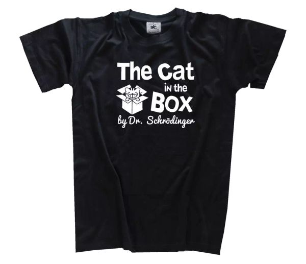 the cat in the box - par schrödinger physique quantique t-shirt tailles s-xxxl, White;black
the cat in the box - par schrödinger physique quantique t-shirt tailles s-xxxl, White;black