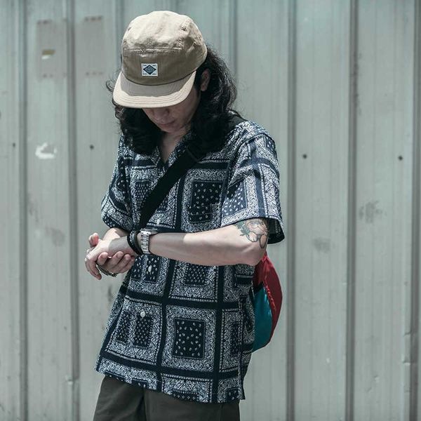 men's casual shirts non west stock short sleeved bandana shirt paisley camp loose fit, White;black
men's casual shirts non west stock short sleeved bandana shirt paisley camp loose fit, White;black