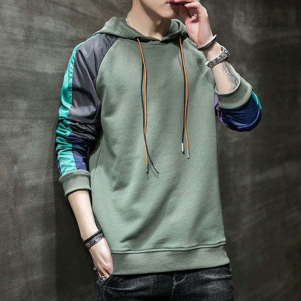 long tracksuits sleeve men's sweater autumn / winter korean fashion loose hooded pullover, Gray
long tracksuits sleeve men's sweater autumn / winter korean fashion loose hooded pullover, Gray