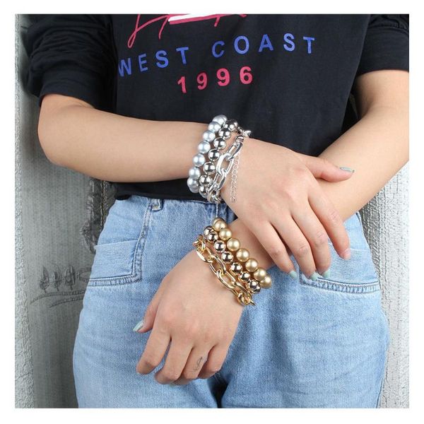 beaded, strands 3-piece set of golden round beads beaded bracelet women's retro handmade fashion jewelry gift wholesale, Black
beaded, strands 3-piece set of golden round beads beaded bracelet women's retro handmade fashion jewelry gift wholesale, Black