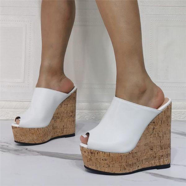 dress shoes sarairis wedges slip-on solid super high heel platform sandals elegant party club woman plus size 47, Black
dress shoes sarairis wedges slip-on solid super high heel platform sandals elegant party club woman plus size 47, Black