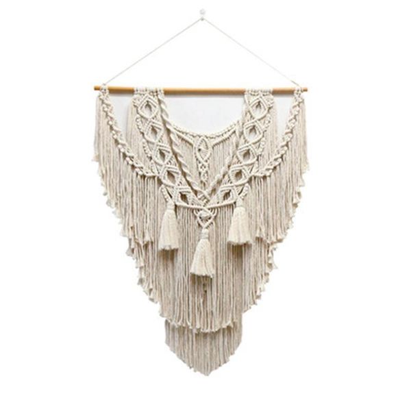 tapestries macrame wall hanging boho decorative tapestry woven cotton decoration handmade for home apartment dorm
tapestries macrame wall hanging boho decorative tapestry woven cotton decoration handmade for home apartment dorm