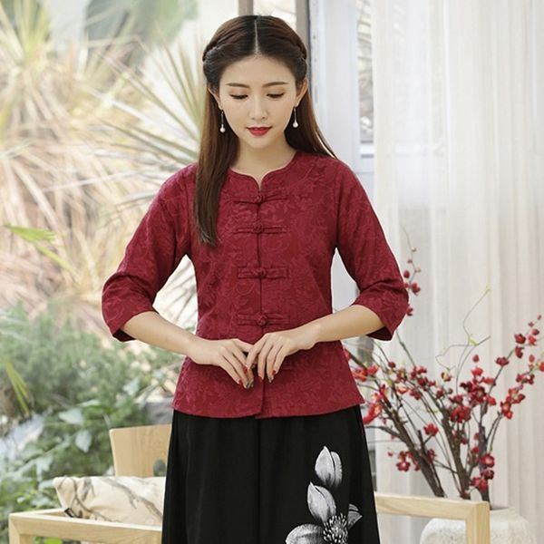 traditional chinese clothing cotton linen shirt blouse vintage lady solid oriental hanfu chinese style clothing women 11643, Red
traditional chinese clothing cotton linen shirt blouse vintage lady solid oriental hanfu chinese style clothing women 11643, Red
