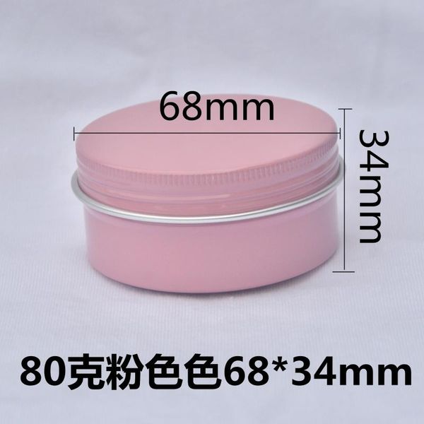 storage bottles & jars 80g cosmetic aluminum containers makeup emulsion lotion refillable case 80ml cream metal tin pot pink screw thread
storage bottles & jars 80g cosmetic aluminum containers makeup emulsion lotion refillable case 80ml cream metal tin pot pink screw thread