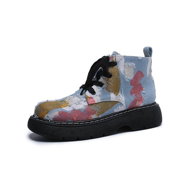 boots canvas for women 2021 mid heel boot woman casual round toe lace-up shoes female fashion women's motorcycle shoe, Black
boots canvas for women 2021 mid heel boot woman casual round toe lace-up shoes female fashion women's motorcycle shoe, Black