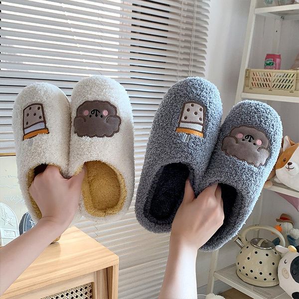 slippers home for men cozy warm women non-slip cartoon dog cotton shoes couples winter fur indoor slides, Black
slippers home for men cozy warm women non-slip cartoon dog cotton shoes couples winter fur indoor slides, Black
