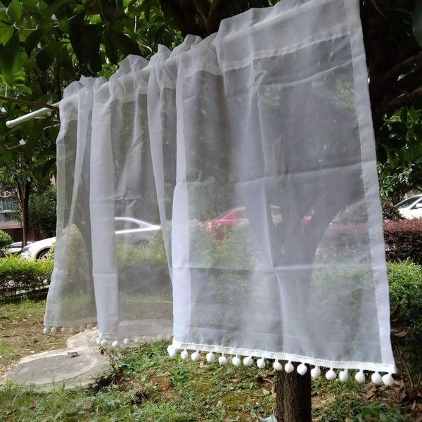 curtain & drapes white pom short sheer curtains for cafe bookshelf cabinet kitchen transparent voile sliding door parlor window panel
curtain & drapes white pom short sheer curtains for cafe bookshelf cabinet kitchen transparent voile sliding door parlor window panel