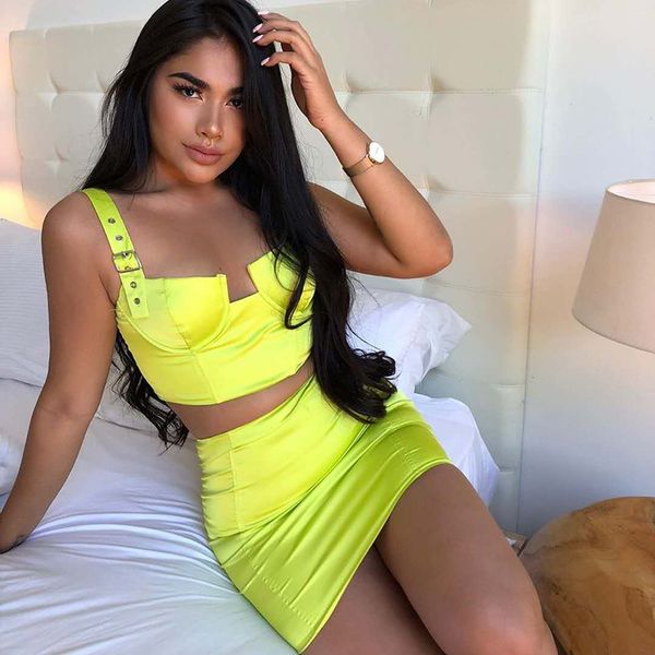 2 piece set women leather crop and skirt summer clothing matching two pieces outfits club sets, White
2 piece set women leather crop and skirt summer clothing matching two pieces outfits club sets, White