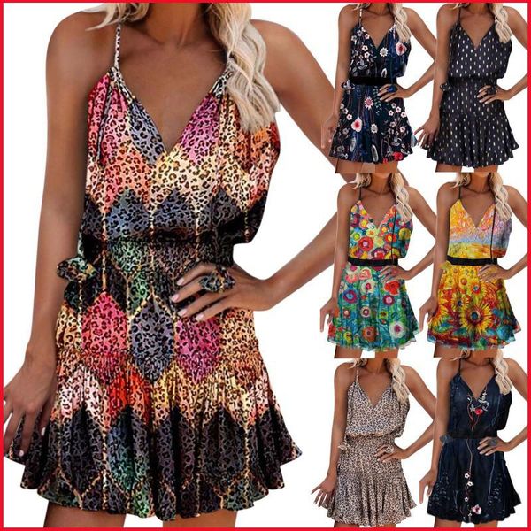 casual dresses heart leopard print vestidos women summer spaghetti strap v neck sleeveless mini dress beach sundress party robe, Black;gray
casual dresses heart leopard print vestidos women summer spaghetti strap v neck sleeveless mini dress beach sundress party robe, Black;gray