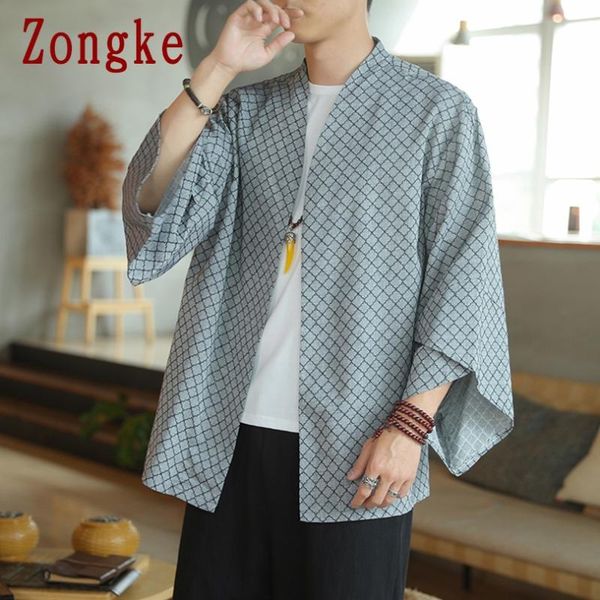 men's casual shirts zongke argyle plaid kimono men clothing 5xl harajuku cardigan korean fashion 2021 summer arrivals, White;black
men's casual shirts zongke argyle plaid kimono men clothing 5xl harajuku cardigan korean fashion 2021 summer arrivals, White;black