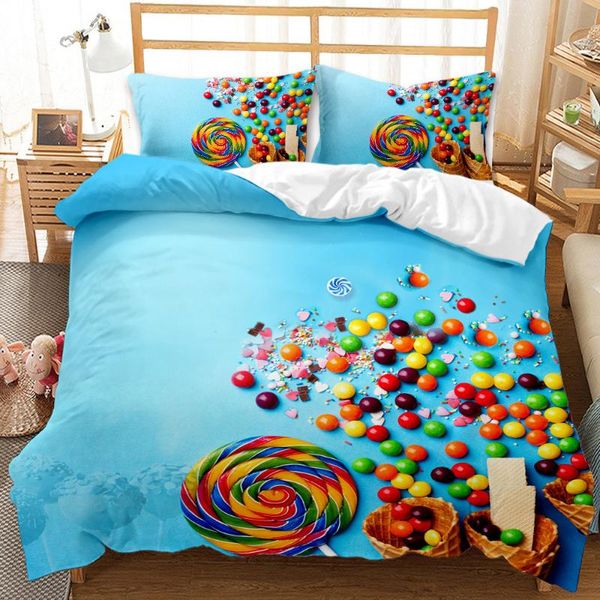 bedding sets set food colorful duvet cover with pillow covers donuts pizza home textiles leaf bed
bedding sets set food colorful duvet cover with pillow covers donuts pizza home textiles leaf bed