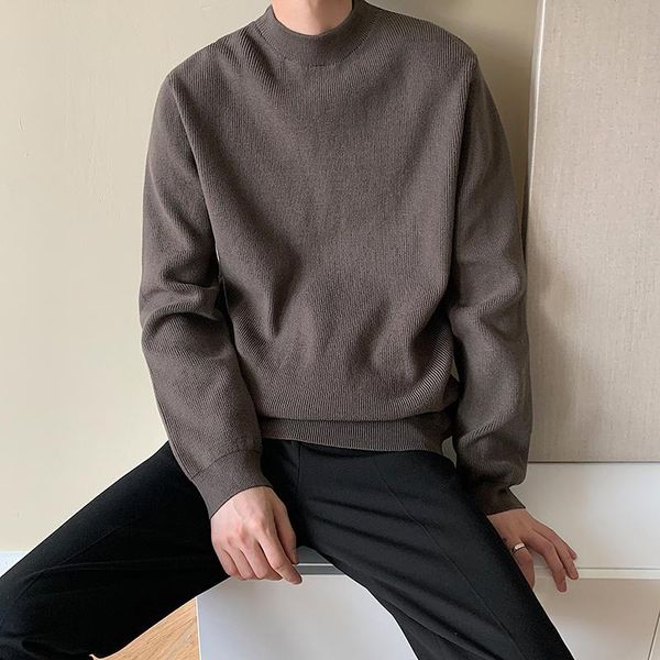 men's sweaters fall/winter stand-up collar sweater men warm fashion casual knitted pullover loose long-sleeved mens jumper clothes, White;black
men's sweaters fall/winter stand-up collar sweater men warm fashion casual knitted pullover loose long-sleeved mens jumper clothes, White;black