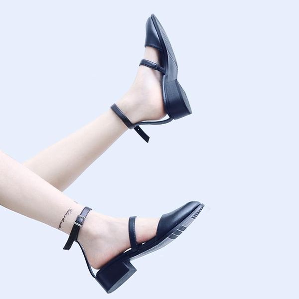 woman shoes buckle strap casual ankle-wrap block heel point toe womens sandals black color
woman shoes buckle strap casual ankle-wrap block heel point toe womens sandals black color