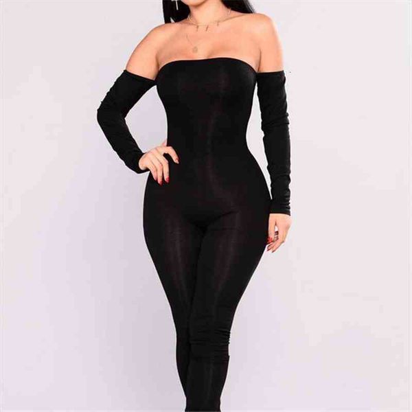 autumn women casual skinny jumpsuit black long sleeve off shoulder bodycon jumpsuit women clubwear long trouser, Black;white
autumn women casual skinny jumpsuit black long sleeve off shoulder bodycon jumpsuit women clubwear long trouser, Black;white