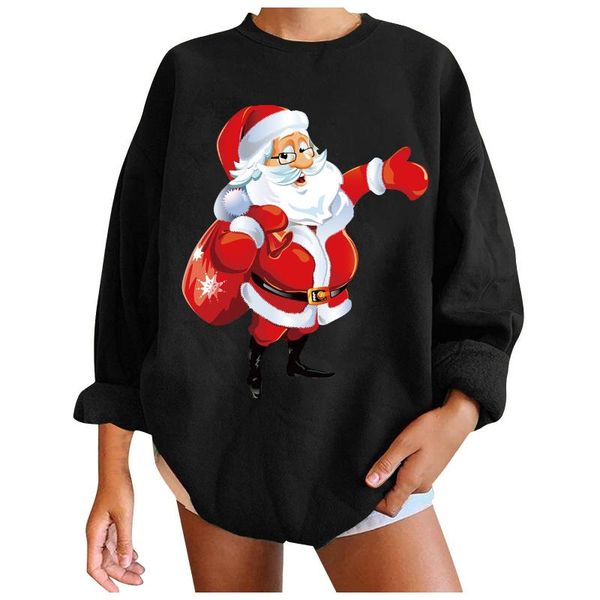 women's blouses & shirts fun christmas print blouse funny cute casual loose sports pullover shirt blusas chemise femme, White
women's blouses & shirts fun christmas print blouse funny cute casual loose sports pullover shirt blusas chemise femme, White