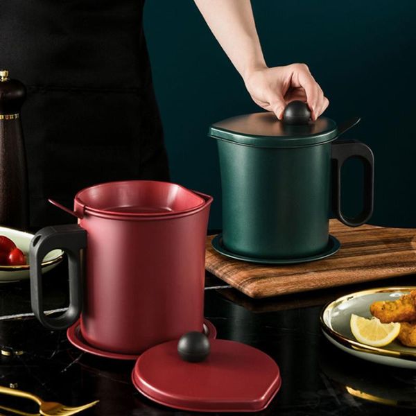 storage bottles & jars kitchen oil strainer grease pot 1.7l aluminum can container with fine mesh filter dust lid anti slip plate
storage bottles & jars kitchen oil strainer grease pot 1.7l aluminum can container with fine mesh filter dust lid anti slip plate