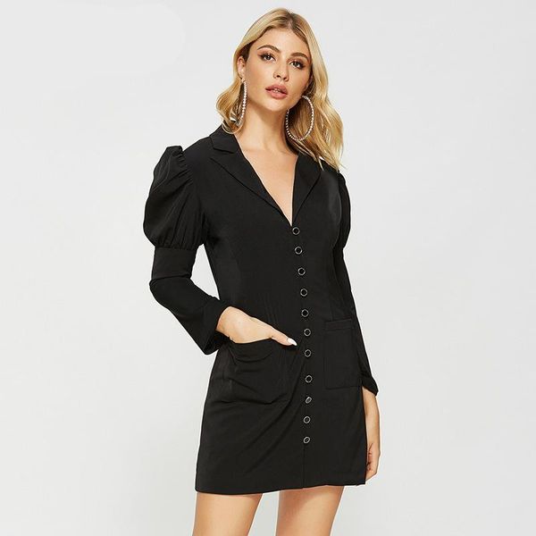 casual dresses women long sleeve singer button mini work dress europe style modis runway puff ladies black blazer ropa, Black;gray
casual dresses women long sleeve singer button mini work dress europe style modis runway puff ladies black blazer ropa, Black;gray