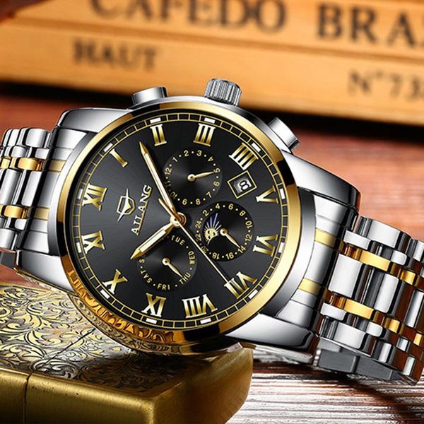 wristwatches ailang wristwatch clock simple men watches classic calendar mens business hollow steel mechanical watch relogio masculino 8507, Slivery;brown
wristwatches ailang wristwatch clock simple men watches classic calendar mens business hollow steel mechanical watch relogio masculino 8507, Slivery;brown