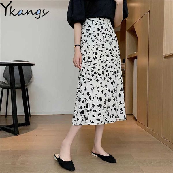 summer floral print skirts harajuku high waist skirts for women spring autumn midi vintage skirt female korean style long skirt 210619, Black
summer floral print skirts harajuku high waist skirts for women spring autumn midi vintage skirt female korean style long skirt 210619, Black