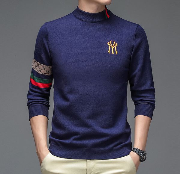 men's long sleeve t-shirt thin knit bottoming shirt middle-aged young people's spring and autumn cloth loose half high collar soli, Black
men's long sleeve t-shirt thin knit bottoming shirt middle-aged young people's spring and autumn cloth loose half high collar soli, Black