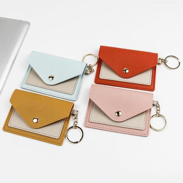 card holders 1 pc mini candy color holder pu leather business case female cute short small wallet coin purse, Brown;gray
card holders 1 pc mini candy color holder pu leather business case female cute short small wallet coin purse, Brown;gray