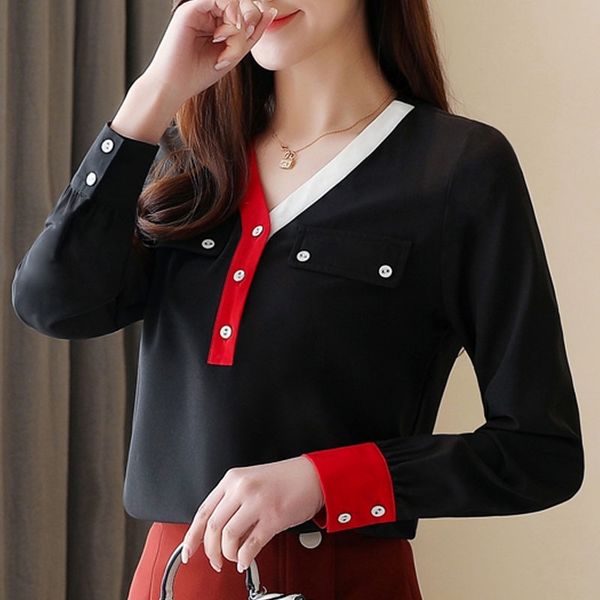 blusas mujer de moda blouse women long sleeve v-neck chiffon blouse shirt women blusa feminina women clothes c972 210602, White
blusas mujer de moda blouse women long sleeve v-neck chiffon blouse shirt women blusa feminina women clothes c972 210602, White