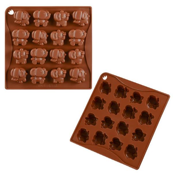cake tools elephant shaped silicone mold decorating 16 cavity chocolate molds for non-stick diy baking
cake tools elephant shaped silicone mold decorating 16 cavity chocolate molds for non-stick diy baking