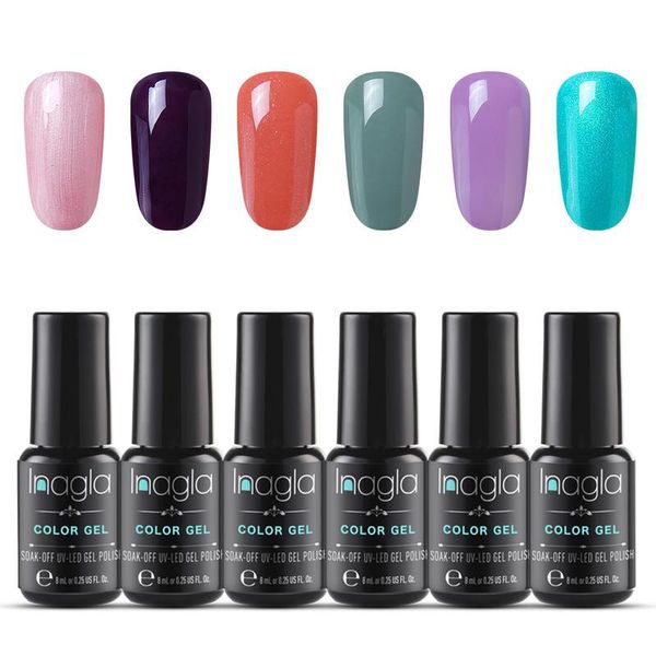 nail art kits (6pcs)inagla gel polish set 8ml mixed-color kit for nails semi permanent soak off varnish uv
nail art kits (6pcs)inagla gel polish set 8ml mixed-color kit for nails semi permanent soak off varnish uv
