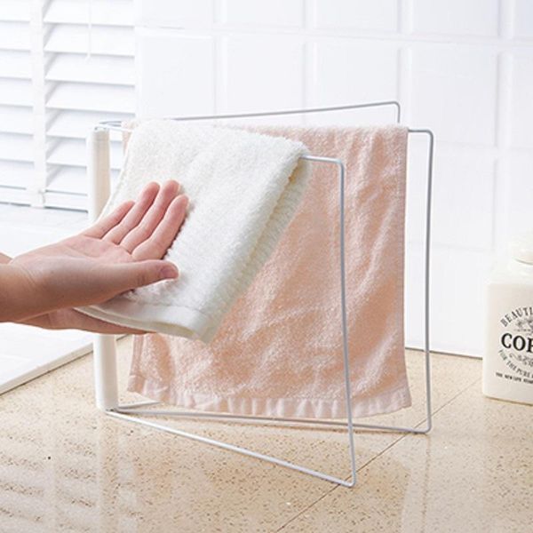 bathroom storage & organization creative metal vertical folding rag rack kitchen shelf punching desktowel
bathroom storage & organization creative metal vertical folding rag rack kitchen shelf punching desktowel