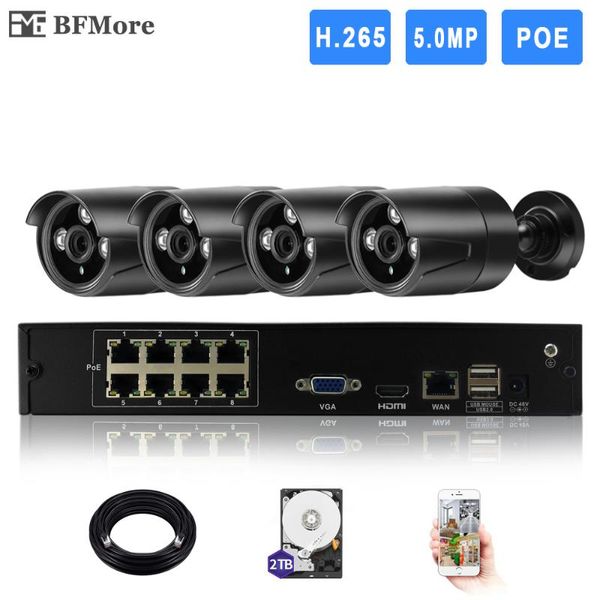 bfmore 4ch h.265/h.264 5.0mp poe nvr kit cctv system ip camera outdoor weatherproof video security surveillance set night vision systems
bfmore 4ch h.265/h.264 5.0mp poe nvr kit cctv system ip camera outdoor weatherproof video security surveillance set night vision systems