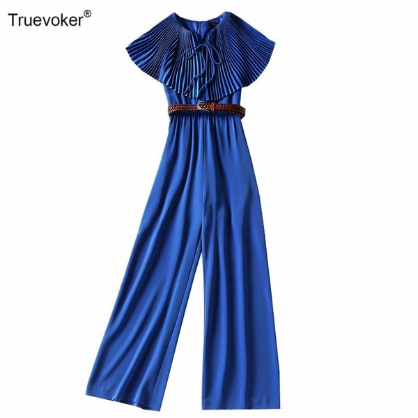 truevoker summer runway high street fashion jumpsuit women's stylish cloak sleeves pure blue draped belted overalls jumpsuits & rompers, Black;white
truevoker summer runway high street fashion jumpsuit women's stylish cloak sleeves pure blue draped belted overalls jumpsuits & rompers, Black;white
